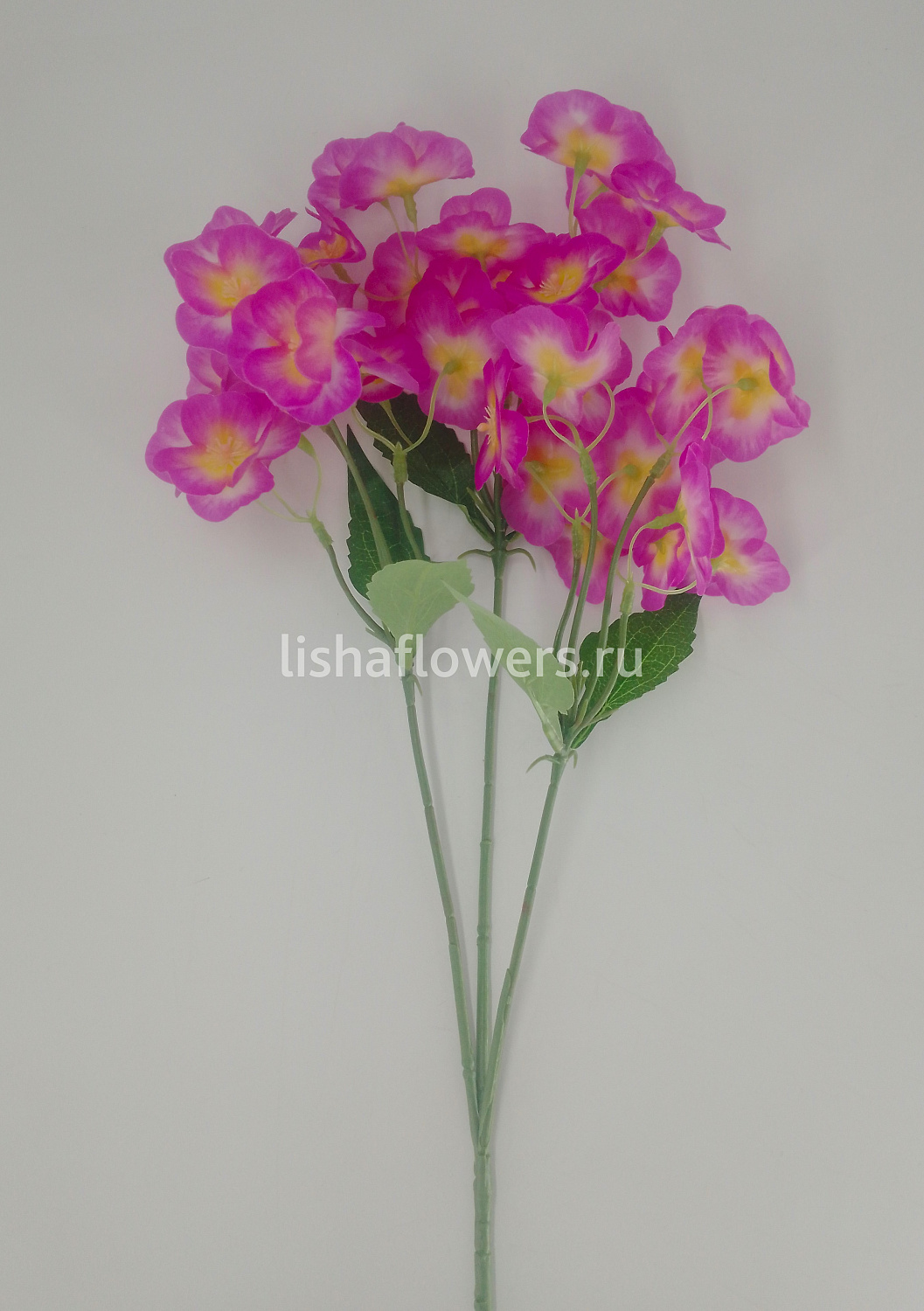 Ветка сакуры 3в 12соц 66см. Арт2403/1